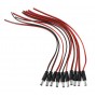 FOLKSAFE καλώδιο FS-DCPIGTAIL-M με αρσενικό βύσμα 5.5x2.1mm, 10τμχ