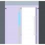 YLI ELECTRONIC επιτοίχια βάση συγκράτησης πόρτας YD-602L, 180kg