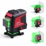 UNI-T γραμμικό αλφάδι laser LM575LD, με πράσινη δέσμη 12 ακτίνων 3D