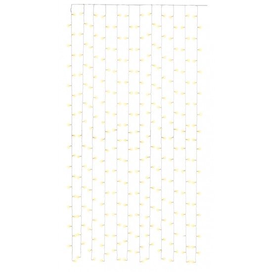 GOOBAY LED λαμπάκια κουρτίνα 57943, 3000K, 4.1m, IP44, USB, 300 LED