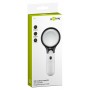GOOBAY μεγεθυντικός φακός χειρός 41255 με φωτισμό LED, 1.75x & 12.25x