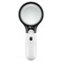 GOOBAY μεγεθυντικός φακός χειρός 41255 με φωτισμό LED, 1.75x & 12.25x
