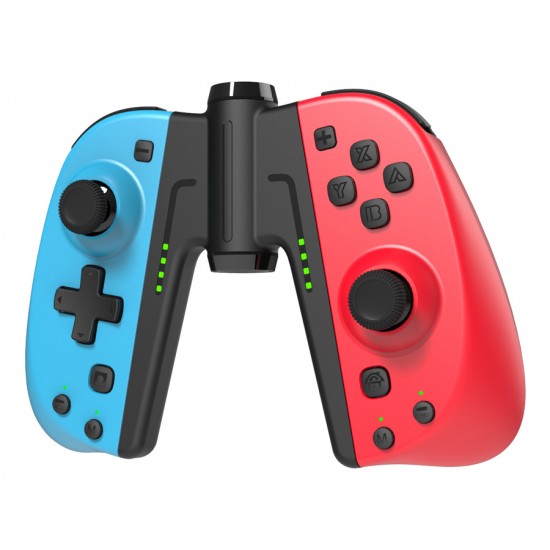 ROAR ασύρματο gamepad τύπου Joy-Con RR-0015 για Nintendo Switch, μπλε & κόκκινο