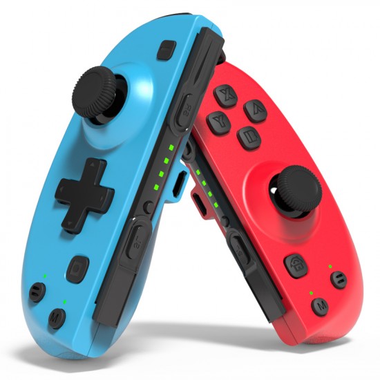 ROAR ασύρματο gamepad τύπου Joy-Con RR-0015 για Nintendo Switch, μπλε & κόκκινο