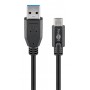 GOOBAY καλώδιο USB σε USB-C 73141, 15W, 5Gbps, 3m, μαύρο