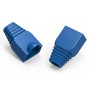 POWERTECH κάλυμμα για βύσμα δικτύου RJ45 CAB-N092, μπλε, 10τμχ