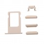 Πλαϊνά πλήκτρα και Βάση Sim για iPhone 7, Gold