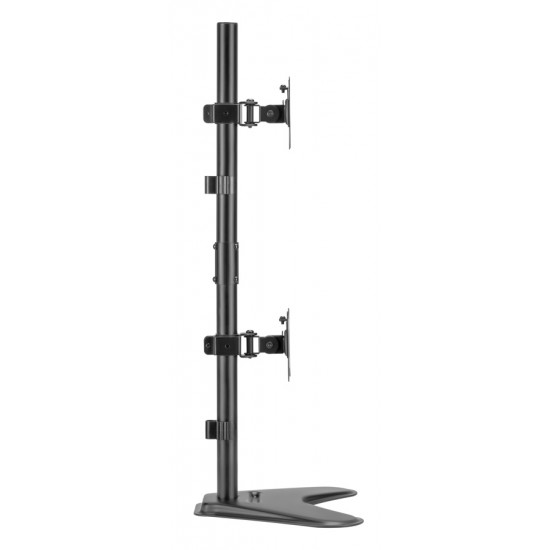 BRATECK βάση γραφείου για 2x οθόνες LDT66-T02V, 17-32", έως 9kg