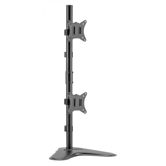 BRATECK βάση γραφείου για 2x οθόνες LDT66-T02V, 17-32", έως 9kg