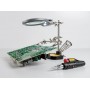 GOOBAY μεγεθυντικός φακός 51226 με clips συγκράτησης, 2x, LED φωτισμός