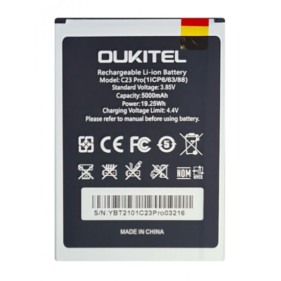 OUKITEL μπαταρία για smartphone C23 Pro