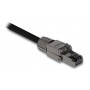 DELOCK βύσμα RJ45 CAT 8.1 STP 86514, tool-free, γκρι