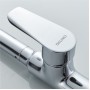 BRUNO μπαταρία πάγκου κουζίνας M54569-234C, αναμεικτική, ασημί