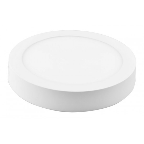 POWERTECH LED panel PAN-0002, 18W, Φ 22.5cm, 4000K, 1820lm, λευκό