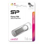 SILICON POWER USB Flash Drive Firma F80, 16GB, USB 2.0, ασημί