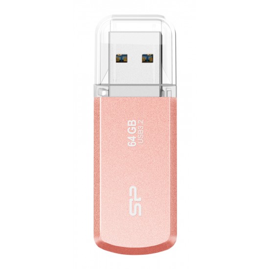 SILICON POWER USB Flash Drive Helios 202, 64GB, USB 3.2, ροζ χρυσό
