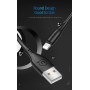 USAMS καλώδιο Lightning σε USB US-SJ266, 2A, 1m, μαύρο