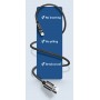 USAMS καλώδιο Lightning σε USB US-SJ476, περιστρεφόμενο, 2.1A, 1m, μαύρο