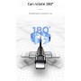 USAMS καλώδιο Lightning σε USB US-SJ476, περιστρεφόμενο, 2.1A, 1m, μαύρο