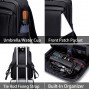 ARCTIC HUNTER τσάντα πλάτης B00478 με θήκη laptop 15.6", 18L, μαύρη