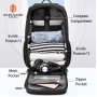 ARCTIC HUNTER τσάντα πλάτης B00461 με θήκη laptop 15.6", 25L, μαύρη