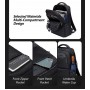 ARCTIC HUNTER τσάντα πλάτης B00477 με θήκη laptop 15.6", 18L, μαύρη