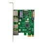 POWERTECH κάρτα επέκτασης PCIe σε USB 3.0 & GbE LAN ST642, VL805&RTL8153