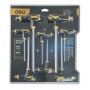 DELI σετ κλειδιά Allen DL233108, τύπου Ταφ, 2-10mm, Cr-V, 8τμχ