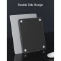 CABLETIME μεταλλικό mouse pad CT-MP24-AS, 246x202x2mm, ασημί & μαύρο
