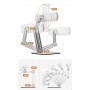 CABLETIME μεταλλική βάση tablet CT-PS03-AS, 4-13", ρυθμιζόμενη, λευκή