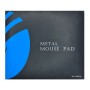 CABLETIME μεταλλικό mouse pad CT-MP24-AS, 246x202x2mm, ασημί & μαύρο