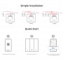 SONOFF smart διακόπτης M5-2C-86, διπλός, WiFi, γκρι