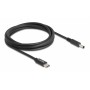 DELOCK καλώδιο τροφοδοσίας laptop 87974, USB-C σε Dell 4.5x3mm, 1.5m, μαύρο
