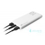 SILICON POWER power bank QP15, 10000mAh, 2x USB & USB Type-C, 3A, λευκό