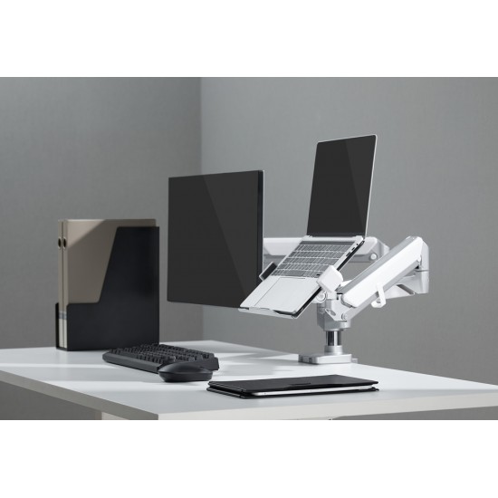 BRATECK βάση laptop NBH-6E για βάση οθονών, VESA 75x75, 11.6-17.3", γκρι