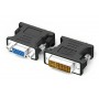 POWERTECH αντάπτορας VGA θηλυκό σε DVI 24+5 αρσενικό CAB-G035, μαύρος