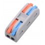 POWERTECH κλέμα σύνδεσης καλωδίων HUH-0090, 2 θέσεων, 0.08mm-4mm², 10τμχ