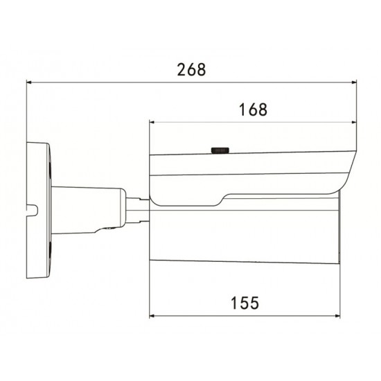 LONGSE IP κάμερα BMMBFG400WH, 2.8mm, 4MP, αδιάβροχη IP67, PoE
