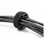 DELOCK οργανωτής καλωδίων 66057 με δεματικό τύπου velcro, 24 καλωδίων