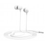 CELEBRAT earphones με μικρόφωνο G4, 3.5mm σύνδεση, Φ10mm, 1.2m, λευκό