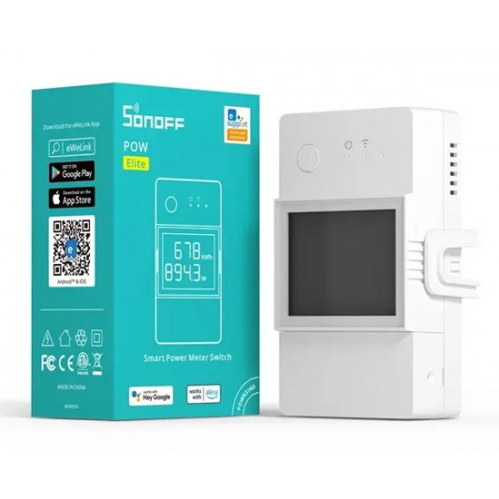 SONOFF smart διακόπτης παρακολούθησης ισχύος POWR320D, Wi-Fi, 20A