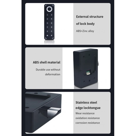 KERONG ηλεκτροπύρος KR-S1030, συνδυασμού & fingerprint, μαύρος