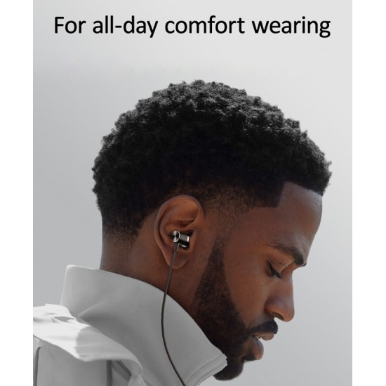 USAMS earphones με μικρόφωνο EP-42, 3.5mm σύνδεση, Φ10mm, 1.2m, μαύρα