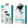 USAMS earphones με μικρόφωνο EP-42, 3.5mm σύνδεση, Φ10mm, 1.2m, μαύρα