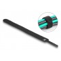 DELOCK δεματικά καλωδίων 19010, τύπου velcro, 12x150mm, μαύρα, 10τμχ