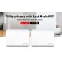 MERCUSYS Mesh Wi-Fi 6 System Halo H80X, 3Gbps Dual Band, 2τμχ, Ver. 1.0