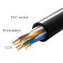 POWERTECH καλώδιο δικτύου CAB-N290, Cat 5e U/UTP, CCA 26AWG, 305m, μαύρο