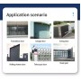 Φάρος για γκαραζόπορτες YET6139 με κίτρινο LED φως, 12V, 7x8x11cm