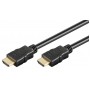 GOOBAY καλώδιο HDMI 2.0 61159 με Ethernet, 4K/60Hz, 18 Gbps, 2m, μαύρο