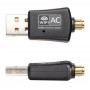 POWERTECH ασύρματος USB αντάπτορας δικτύου PT-1042, 600Mbps, 2.4/5GHz